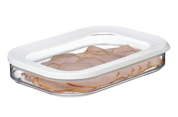 Aufschnittdose Modula Kunststoff - 16 x 4 x 23 cm