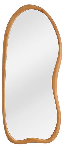 Wandspiegel HARVIL Beige - Holz teilmassiv - 68 x 178 x 3 cm
