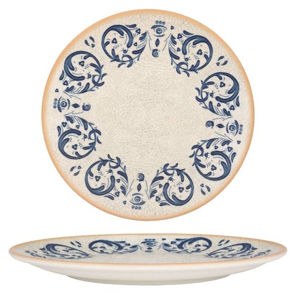 Assiette à desserts Viento 2 él. Porcelaine - 23 x 2 x 23 cm