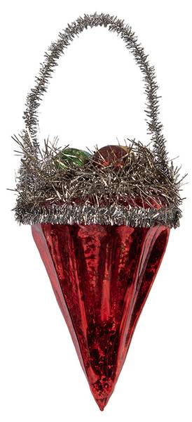 Weihnachtsanhänger MC65996 Rot - Glas - 6 x 10 x 6 cm