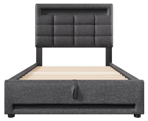 Polsterbett LEINGLOW Ⅰ Grau