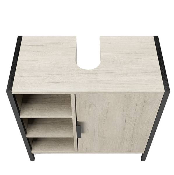 PLAYBOY Waschbeckenunterschrank Jayden Braun - Holzwerkstoff - 60 x 60 x 20 cm