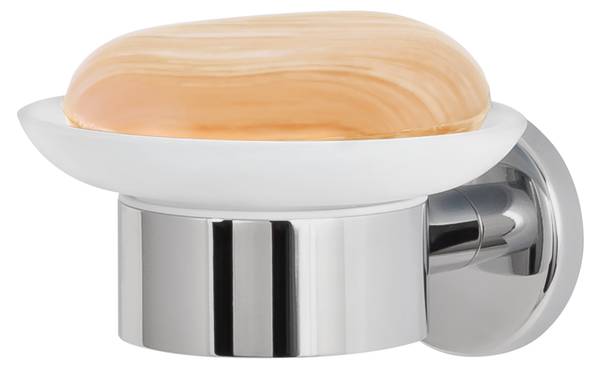 Seifenschale Lucente 67740 Silber - Metall - 13 x 11 x 7 cm