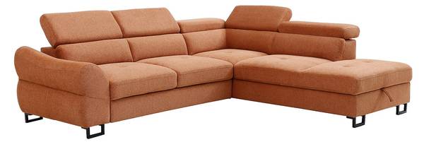 Schlafsofa VAVERDO Braun - Textil - 272 x 76 x 230 cm