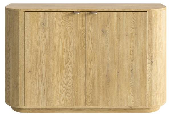 DRESSOIR CORU bruin - aluminium - melamine - 140 x 91 x 39 cm