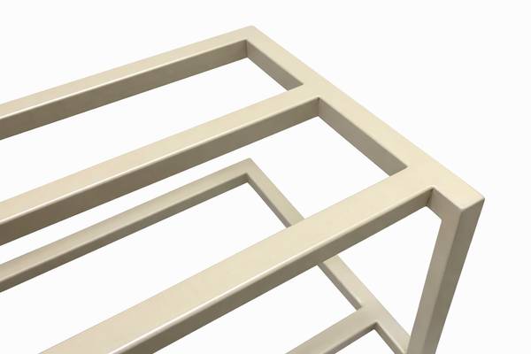 Wandschuhregal Store Beige - Metall - 80 x 20 x 30 cm