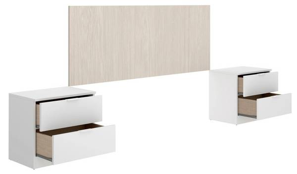 Kopfteil Cavallazza Braun - Holzwerkstoff - 259 x 106 x 34 cm