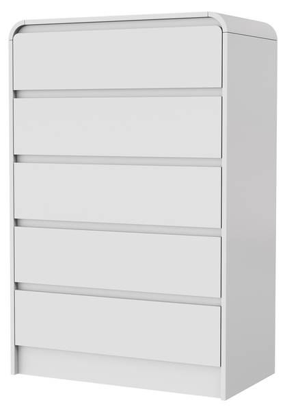 Kommode NDGY04 Weiß - Massivholz - 40 x 110 x 73 cm