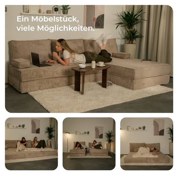 Ecksofa ANKO Gelb