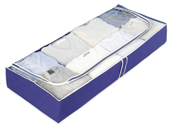 Textilorganizer AIR Blau - Kunststoff - 45 x 105 x 45 cm
