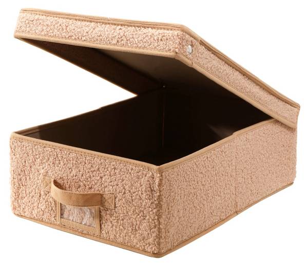 Aufbewahrungsbox 22187 Beige - Polyester - 48 x 15 x 32 cm