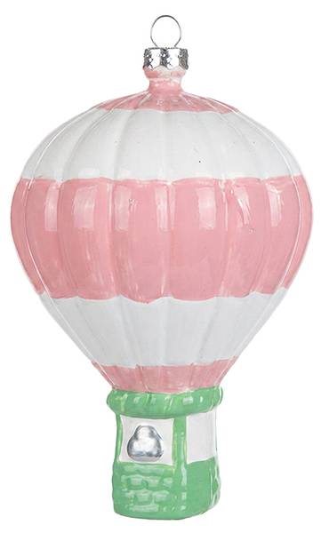 Weihnachtsanhänger Ballon 67103 Weiß - Kunststoff - 8 x 13 x 8 cm