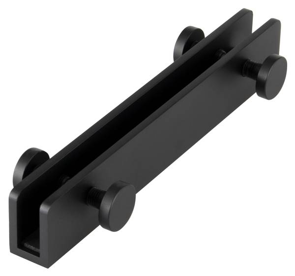 Hakenleiste 91742 Schwarz - Metall - 5 x 3 x 18 cm