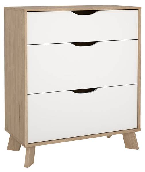 Kommode Ikast Braun - Holzwerkstoff - 79 x 93 x 40 cm