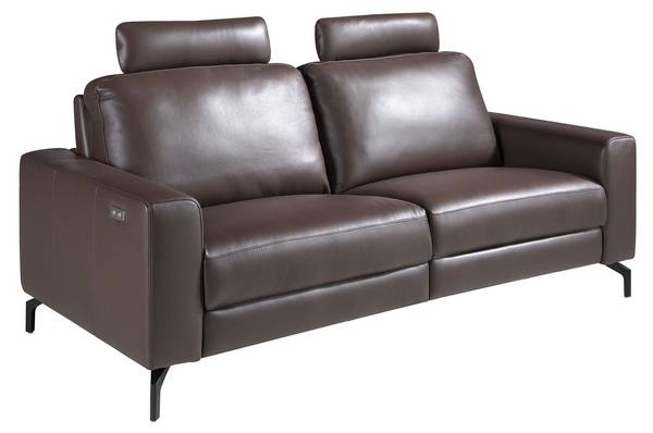 3-Sitzer Relaxsofa, Braun Breite: 206 cm
