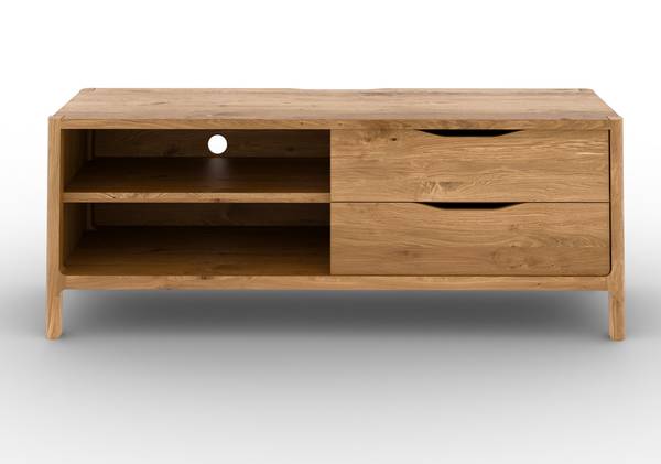 TV-schrank PAUL Braun - Wildeiche - 111 x 48 x 50 cm