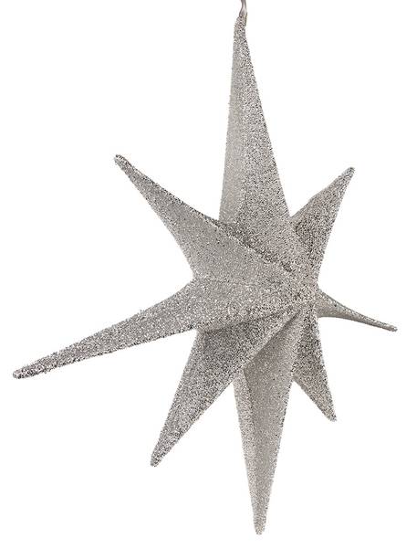 Weihnachtsanhänger Stern 660532 Silber - Papier - 10 x 70 x 70 cm