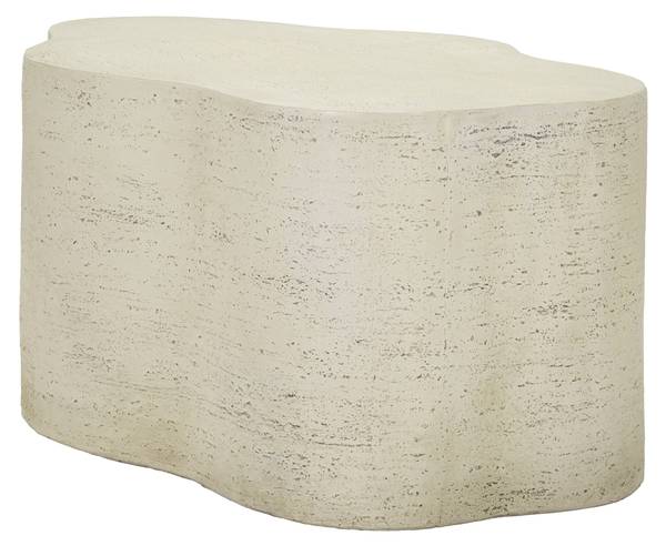 Kaffeetisch Cloud Beige - Harz - 55 x 40 x 93 cm