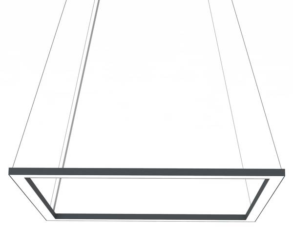 Suspension Frame Anthracite - 60 x 60 cm