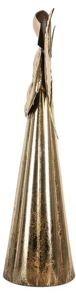 Dekorationsfigur Engel Xmas&Romeo Gold - Metall - 18 x 68 x 29 cm