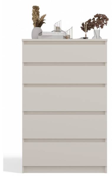 Ladekast Lizbona beige - plaatmateriaal op houtbasis - 70 x 110 x 40 cm