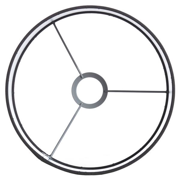 Lampenschirm SENDAI Schwarz - Stahl - 25 x 18 x 25 cm