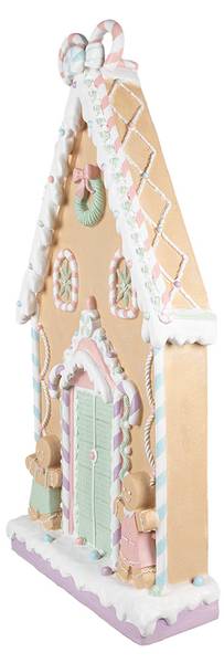 Lebkuchenhaus Saarbrucken Braun - Keramik - 15 x 93 x 50 cm