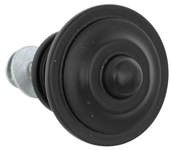 Möbelknöpfe ALANA 2er-Set Schwarz - Metall - 4 x 4 x 5 cm