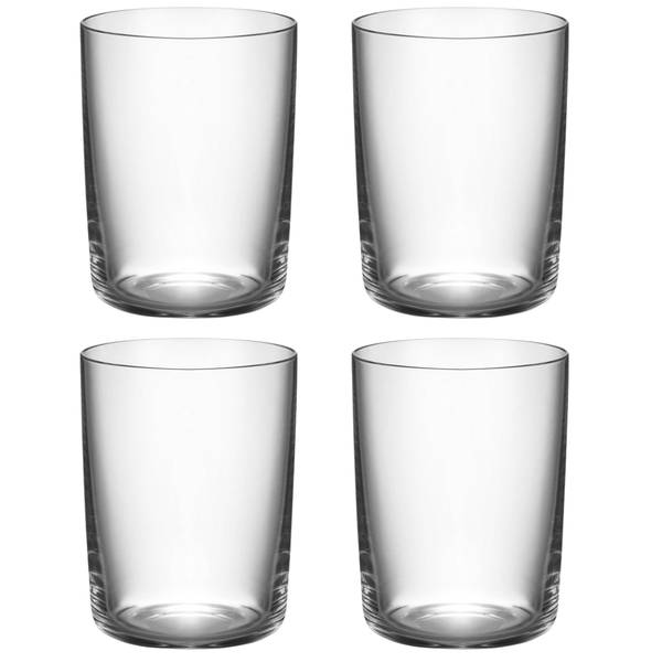 Weißes Weinglas Glass Family 4er Set Naturfaser - 2 x 9 x 1 cm