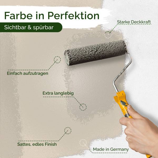 Wandfarbe   Sweet Sesame Beige - Harz - 21 x 18 x 39 cm