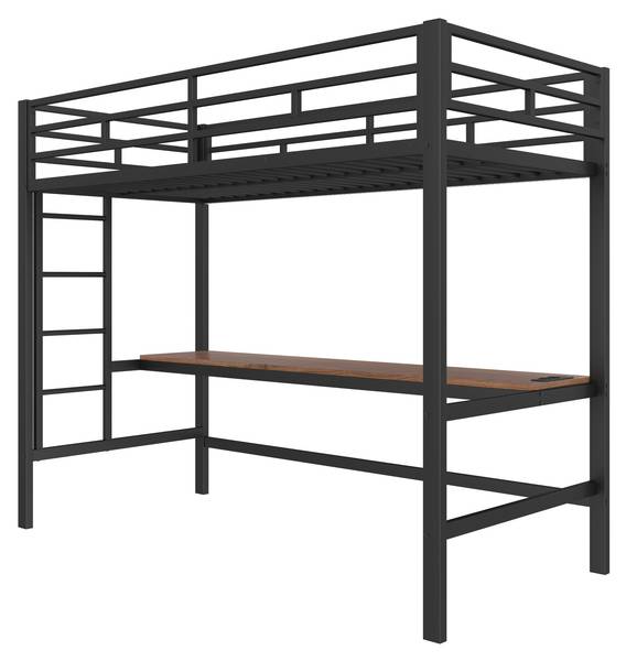 Hochbett EveMetalBuch Ⅰ Schwarz