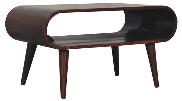 Salontafel Amaya bruin - mango - 80 x 44 x 50 cm