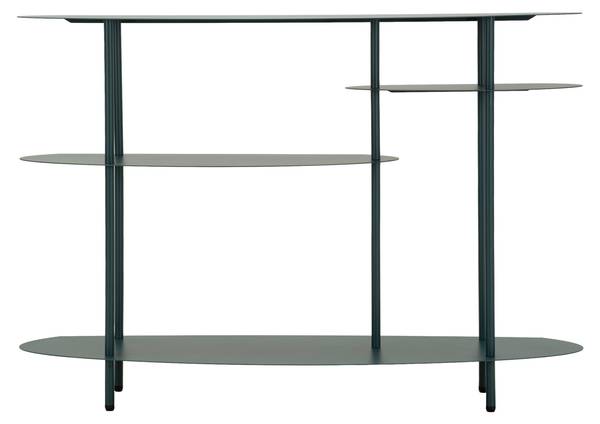 Console en métal octane cm 118X34X82 Vert - Métal - 34 x 82 x 118 cm