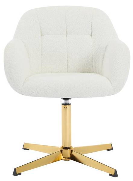 Bürostuhl LANCIEGA Weiß - Textil - 61 x 79 x 60 cm