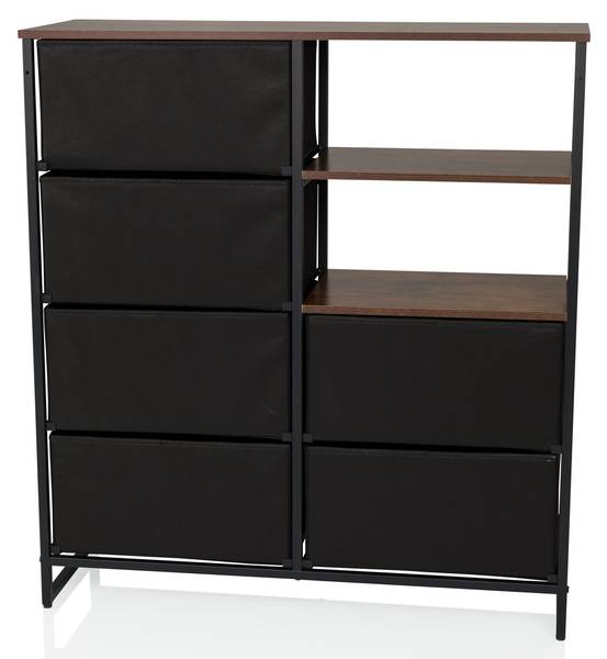 Kommode RAGALA Braun - Aluminium - 84 x 92 x 30 cm