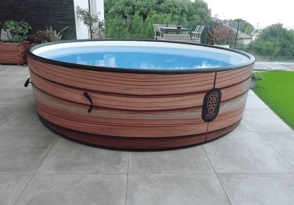 Aufblasbarer Pool Maui XL Braun - PVC - 250 x 70 x 70 cm
