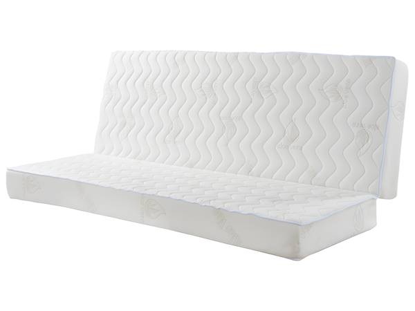 Matratzen für Schlafsofas ALOHA Weiß - Textil - 190 x 16 x 130 cm