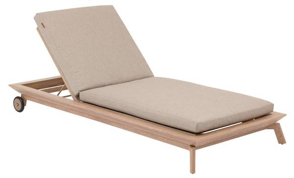 Poolbett MANISSA Beige - Metall - 210 x 102 x 92 cm