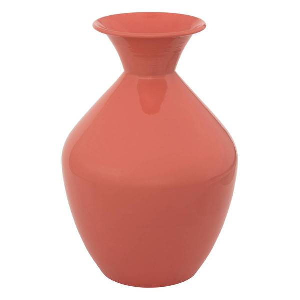 Vase KIAN Pink - Metall - 25 x 37 x 25 cm