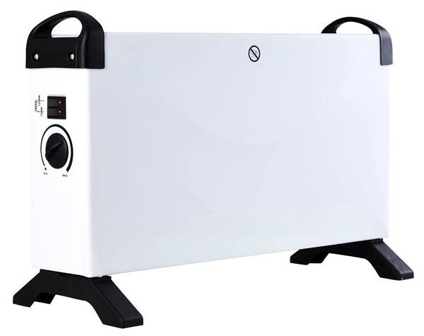 Konvektor Heizung 2000W Hotse 1-tlg Weiß - Metall - 20 x 35 x 53 cm