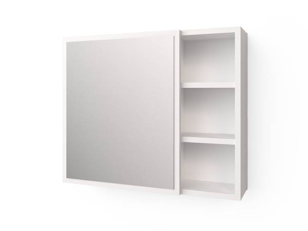 Spiegelschrank UNI-B Weiß