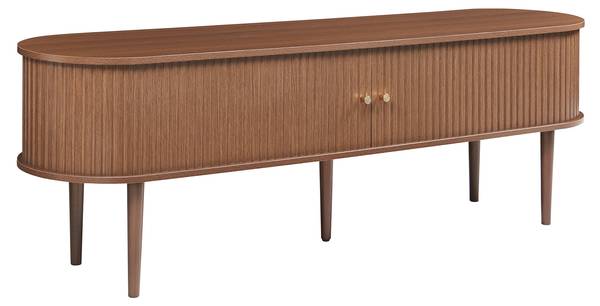 Fernsehschrank Mapia Braun - Holzwerkstoff - 166 x 55 x 40 cm