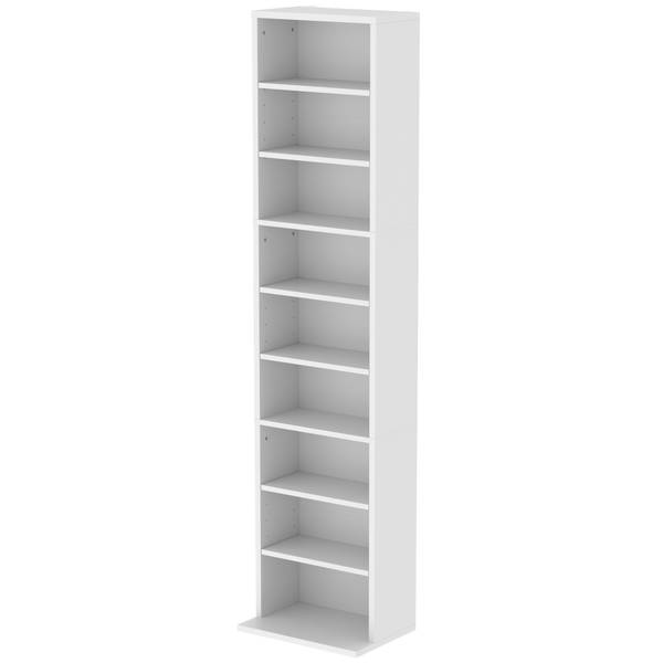 Medienschrank 836-596V90WT Weiß - Holzwerkstoff - 24 x 140 x 33 cm