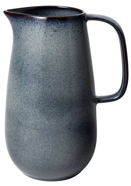 Krug Lave gris Grau - Keramik - 14 x 23 x 17 cm