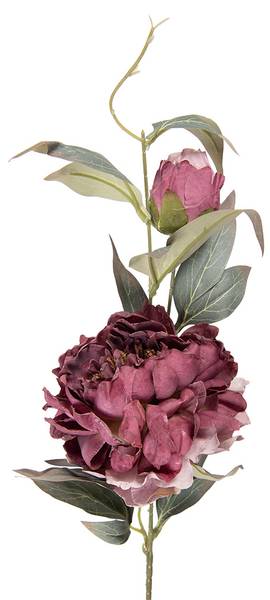 Kunstblume 85078 Violett - Kunststoff - 14 x 78 x 14 cm
