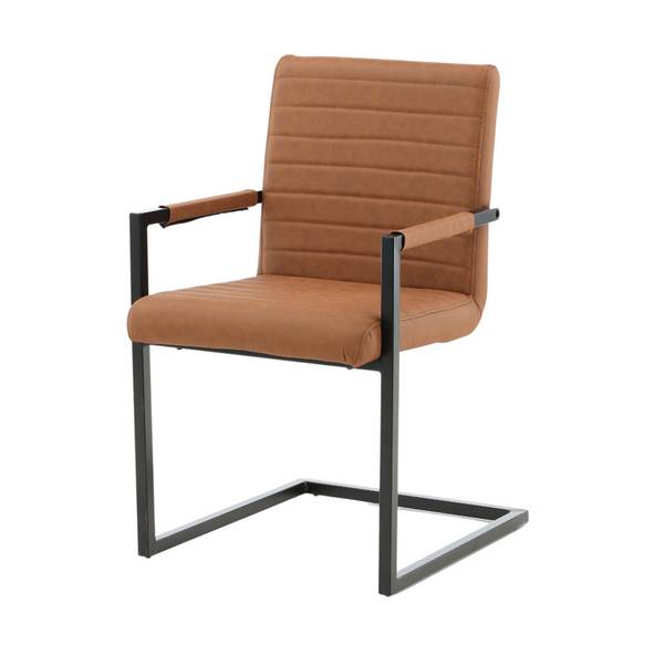 Esszimmerstühle Art (2er-Set) Braun - Flachgewebe - 54 x 88 x 63 cm