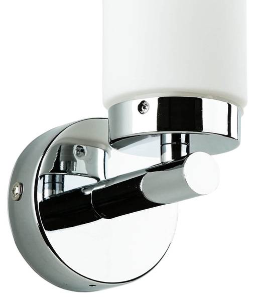 Wandleuchte LUXOR Grau - Glas - Metall - 8 x 22 x 11 cm
