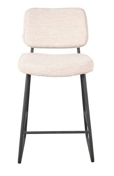 Barstühl NOAH 2er-Set Weiß - Metall - 61 x 94 x 48 cm