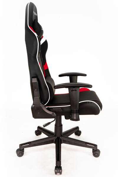 Gaming Chair PC188 Schwarz - Rot - Weiß