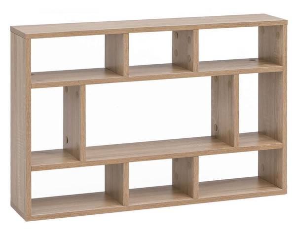 Wandregal eckig BAKI Holz Hängeregal Braun - Holzwerkstoff - 75 x 51 x 16 cm